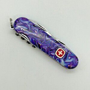 Rare Find! Wenger Snife Waves Swiss Army Knife, discontinued, model 19301 Purple